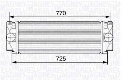 MAGNETI MARELLI 351319203630 -  Интеркулер